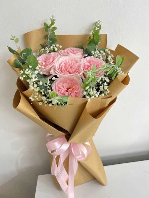 Bó hồng kem - SN077