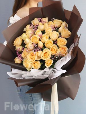 40 bông hồng vàng - SN040