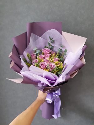 Bó Hoa Hồng Tím - SN051