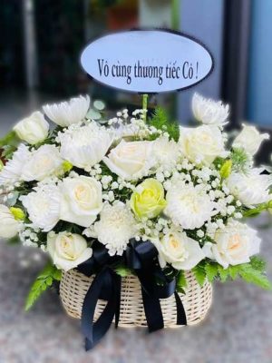 Giỏ Hoa Chia Buồn - HV133